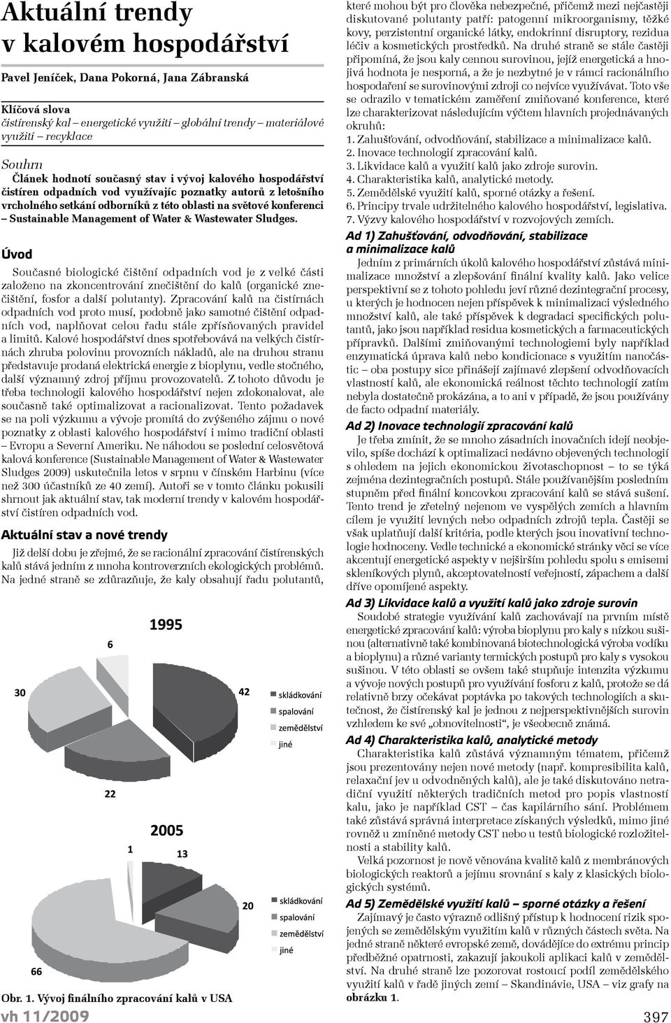 Management of Water & Wastewater Sludges.