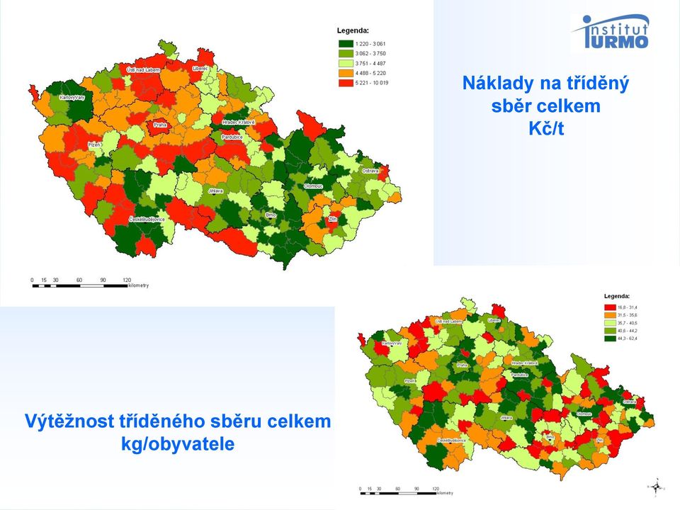 kg/obyvatele Náklady