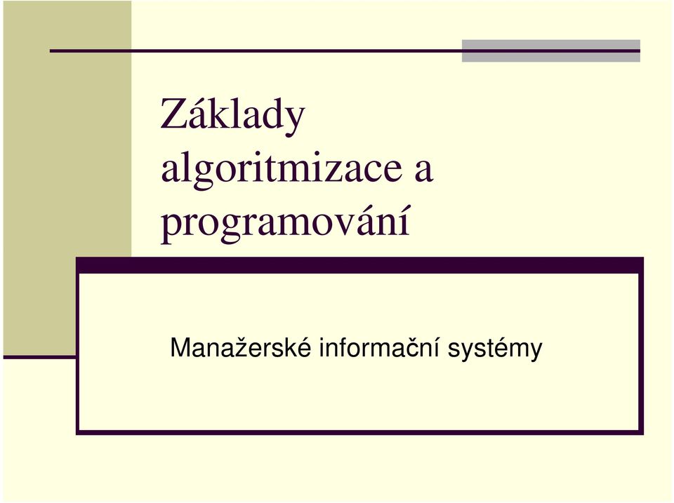 programování