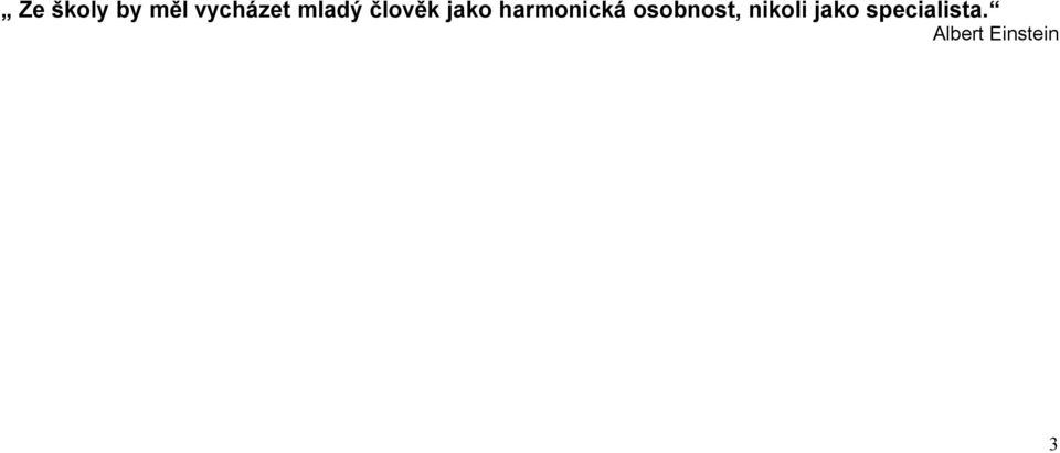 harmonická osobnost,