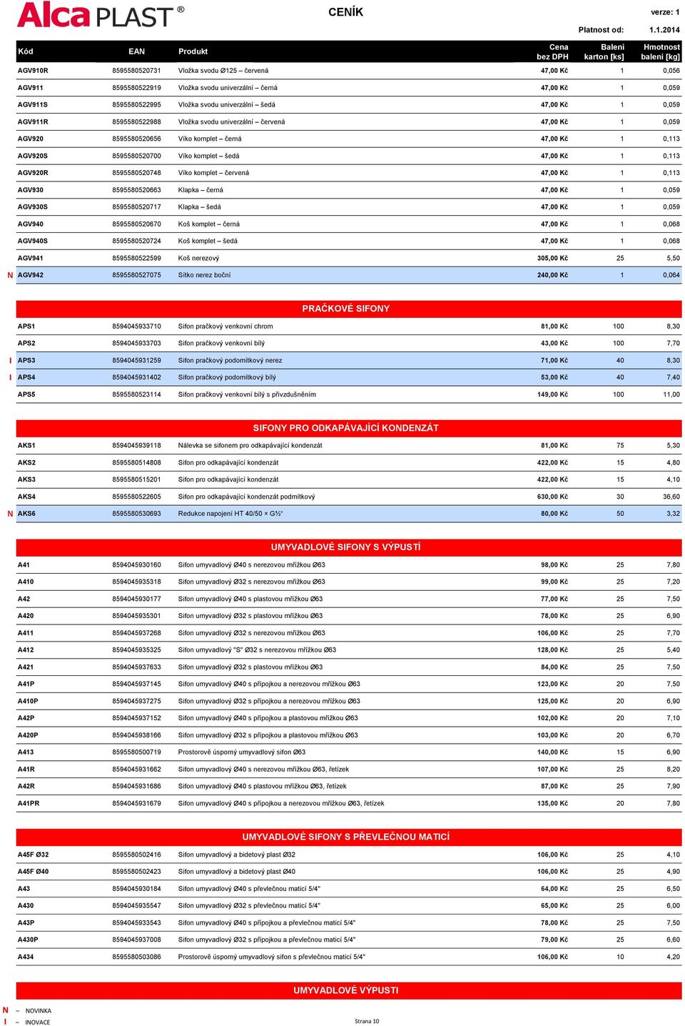 8595580520748 Víko komplet červená 47,00 Kč 1 0,113 AGV930 8595580520663 Klapka černá 47,00 Kč 1 0,059 AGV930S 8595580520717 Klapka šedá 47,00 Kč 1 0,059 AGV940 8595580520670 Koš komplet černá 47,00