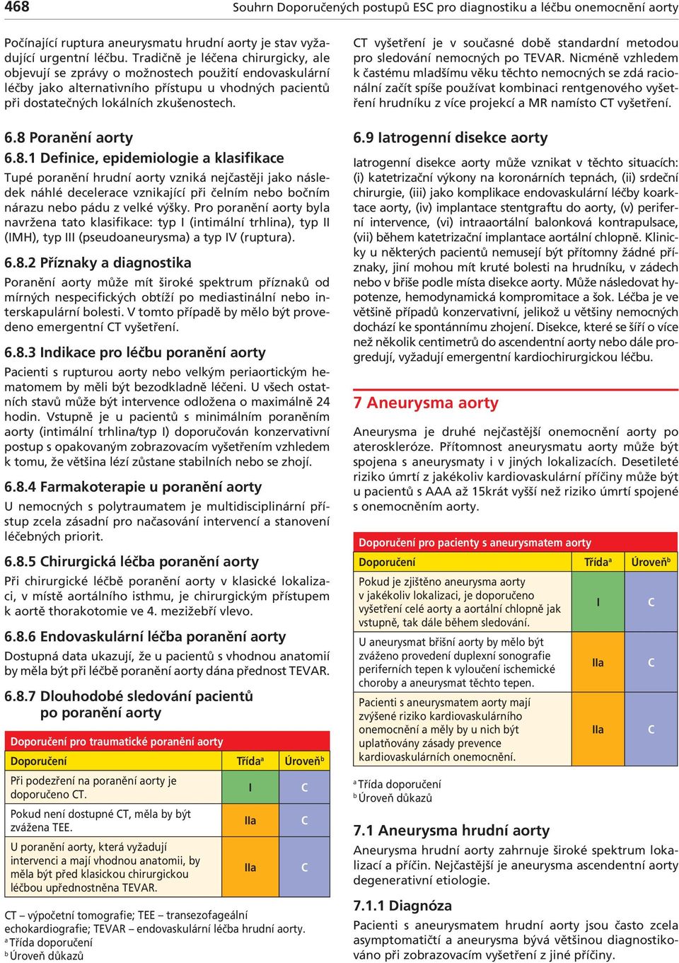 Pornění orty 6.8.1 Definice, epidemiologie klsifikce Tupé pornění hrudní orty vzniká nejčstěji jko následek náhlé decelerce vznikjící při čelním neo očním nárzu neo pádu z velké výšky.