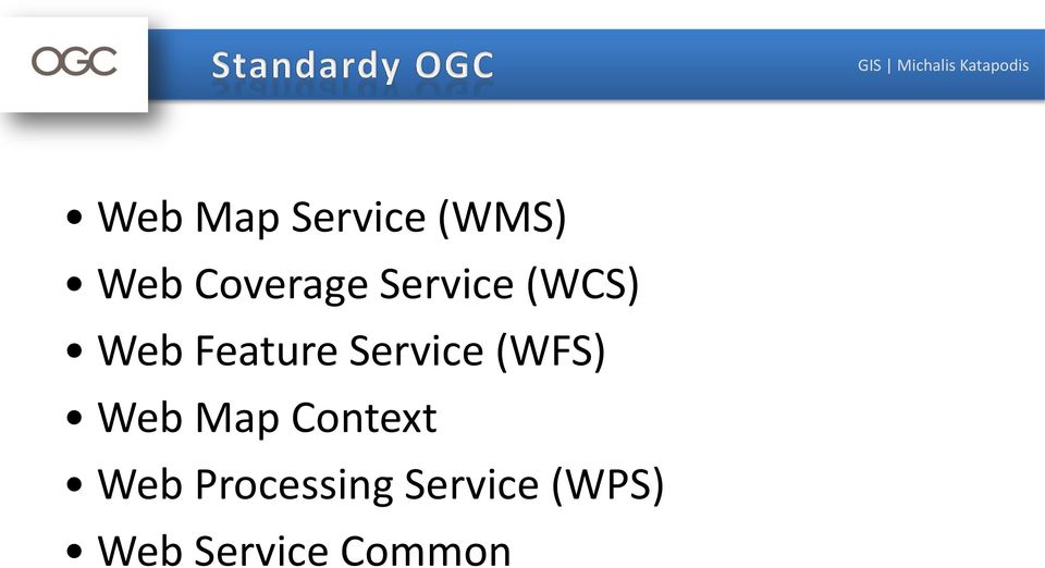 (WFS) Web Map Context Web