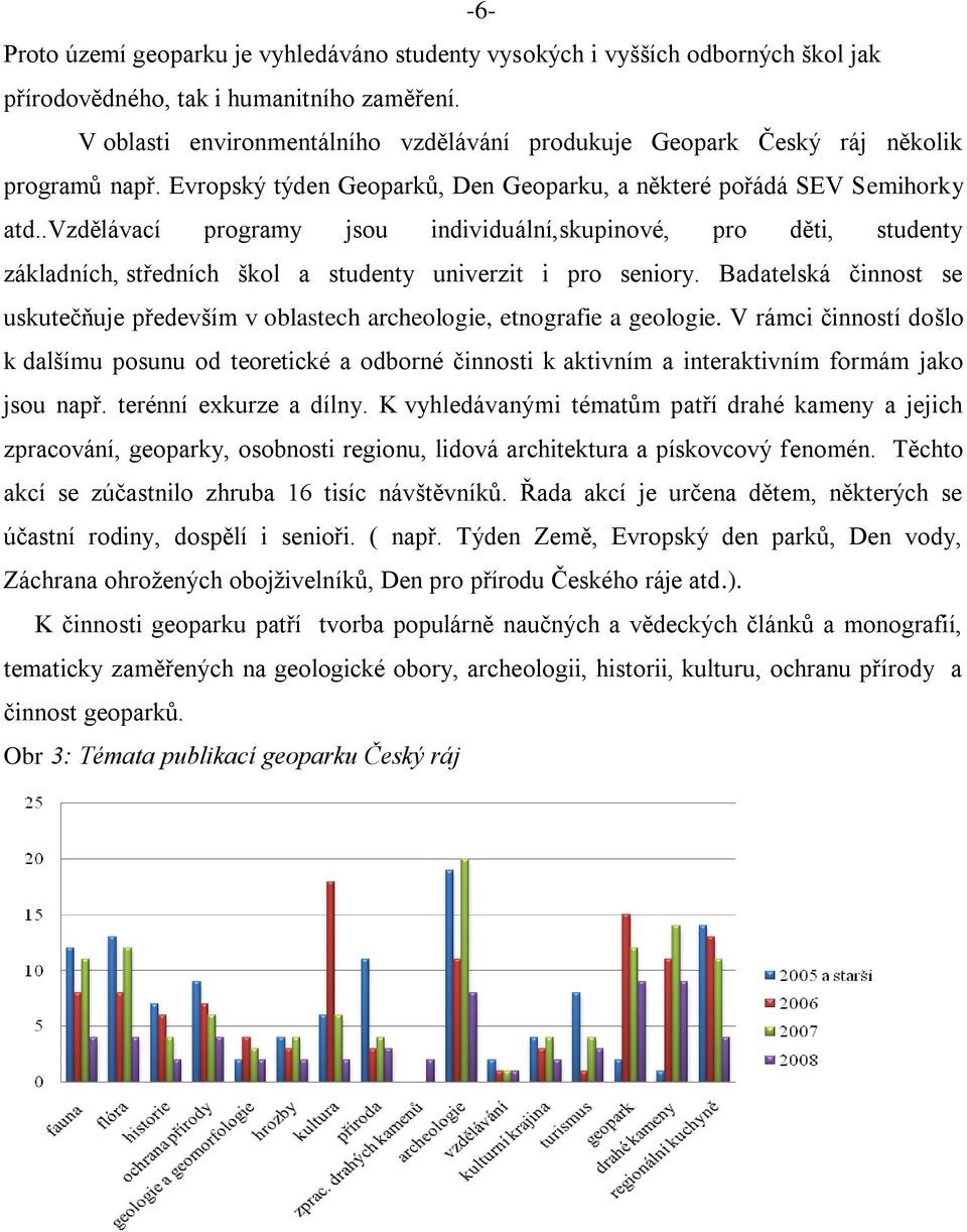 .vzdělávací programy jsou individuální,skupinové, pro děti, studenty základních, středních škol a studenty univerzit i pro seniory.