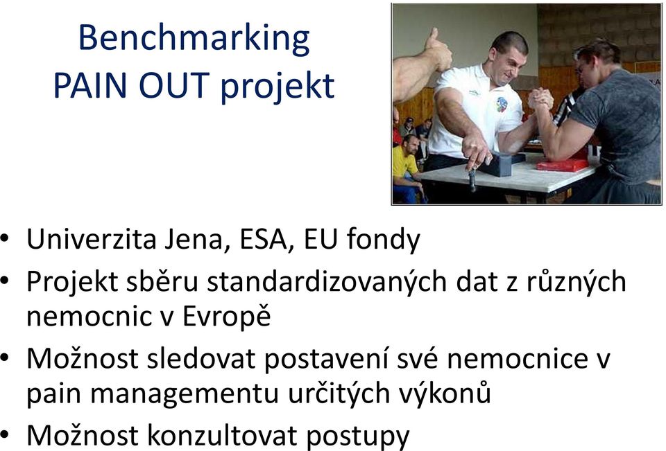 nemocnic v Evropě Možnost sledovat postavení své