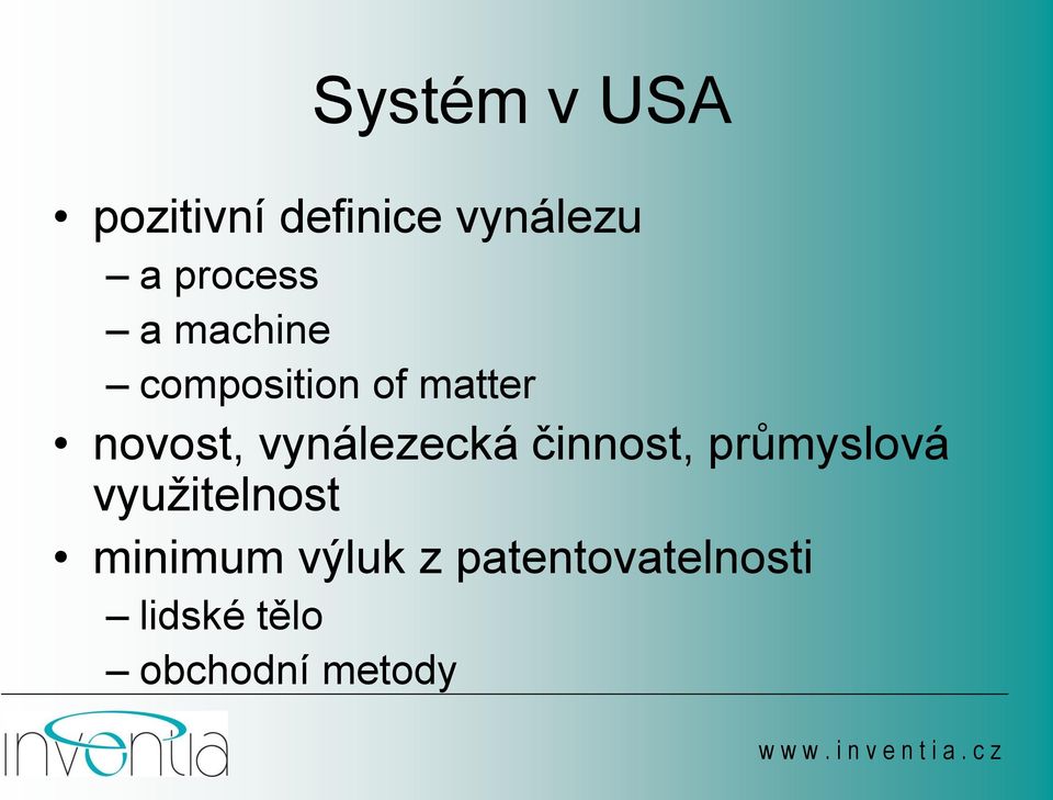 vynálezecká činnost, průmyslová využitelnost