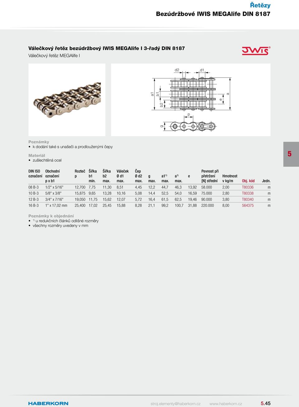 000 2,00 T80336 m 10 B-3 /8" x 3/8" 1,87 9,6 13,28 10,16,08 14,4 2, 4,0 16,9 7.000 2,80 T80338 m 12 B-3 3/4" x 7/16" 19,00 11,7 1,62 12,07,72 16,4 61, 62, 19,46 90.