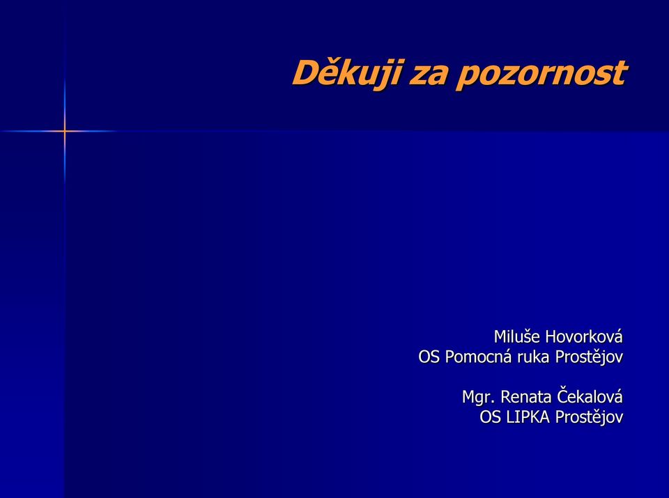 Pomocná ruka Prostějov