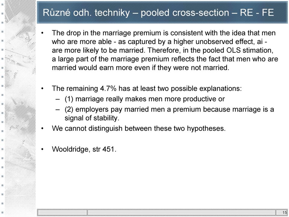 effect, ai - are more likely to be married.