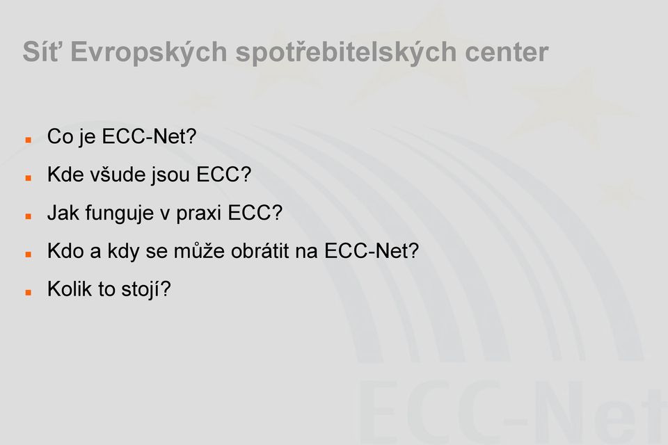 Kde všude jsou ECC?