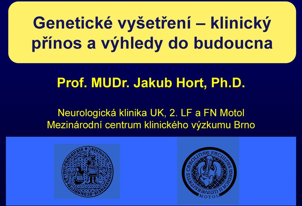 Jakub Hort, Ph.D.