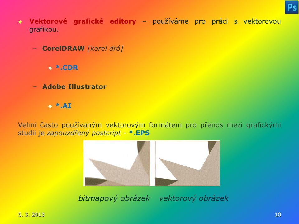 AI Velmi často používaným vektorovým formátem pro přenos mezi