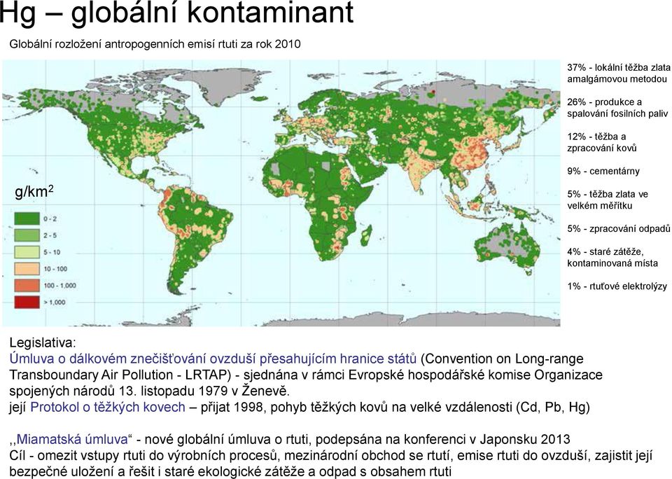 ovzduší přesahujícím hranice států (Convention on Long-range Transboundary Air Pollution - LRTAP) - sjednána v rámci Evropské hospodářské komise Organizace spojených národů 13.