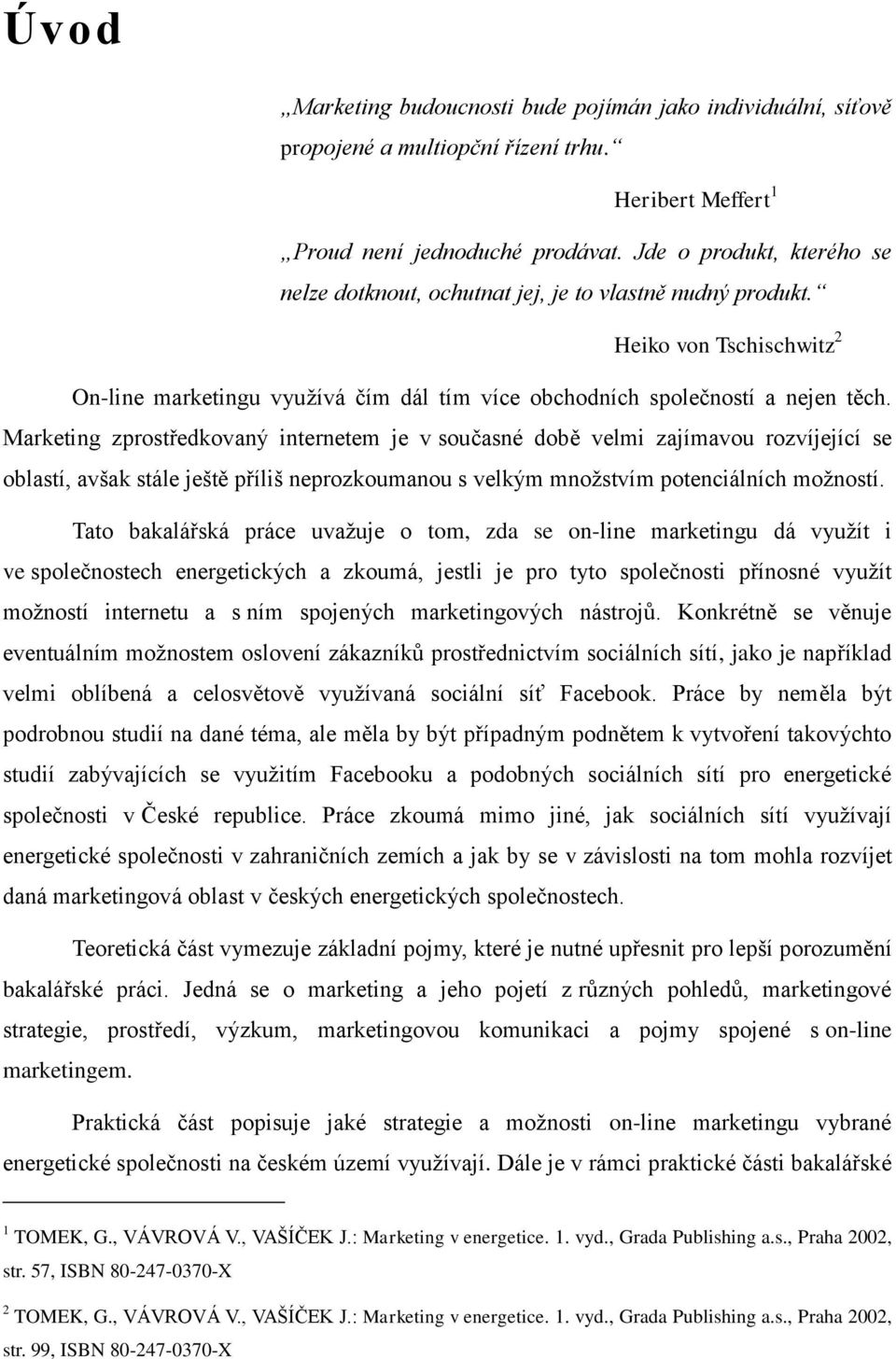 Marketing zprostředkovaný internetem je v současné době velmi zajímavou rozvíjející se oblastí, avšak stále ještě příliš neprozkoumanou s velkým mnoţstvím potenciálních moţností.