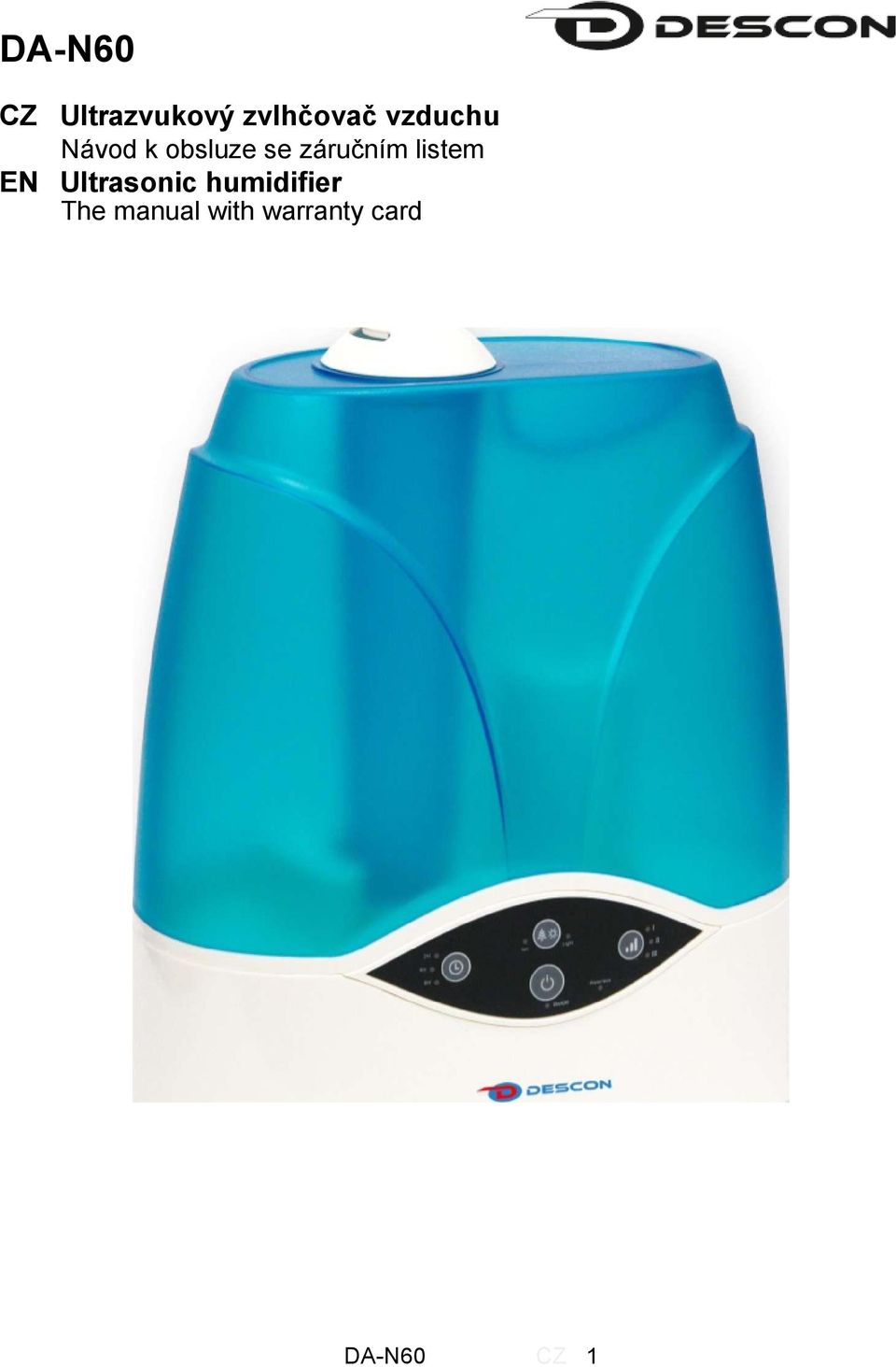 listem EN Ultrasonic humidifier The