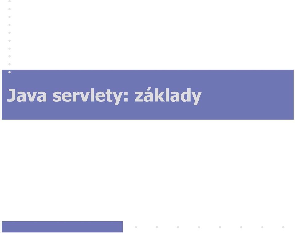 základy