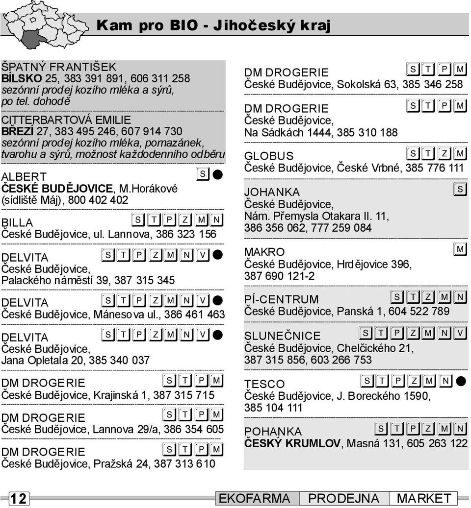 Horákové (sídliště Máj),800402402 ČeskéBudějovice,ul. Laova, 386 323 156 ČeskéBudějovice,Máesovaul.