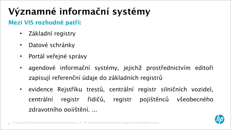 referenční údaje do základních registrů evidence Rejstříku trestů, centrální registr