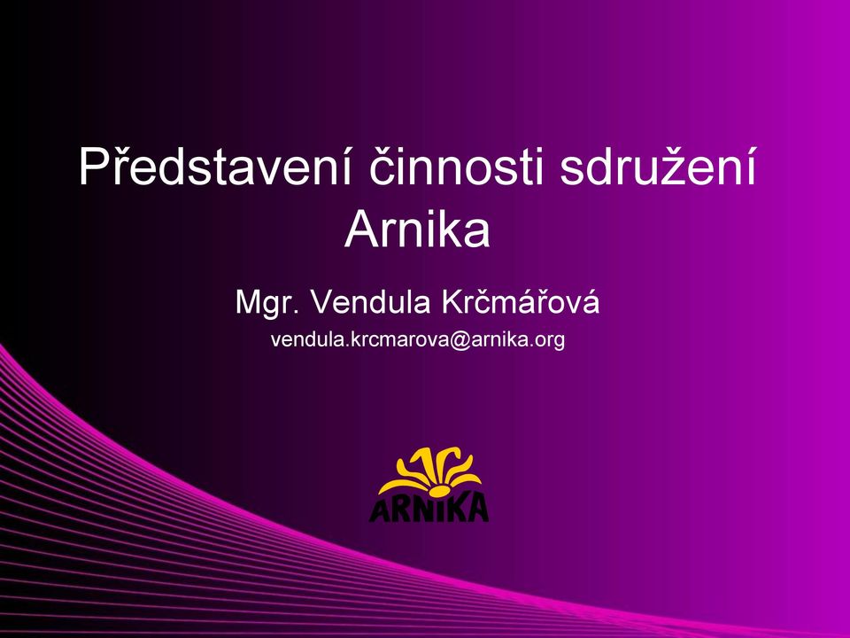 Vendula Krčmářová