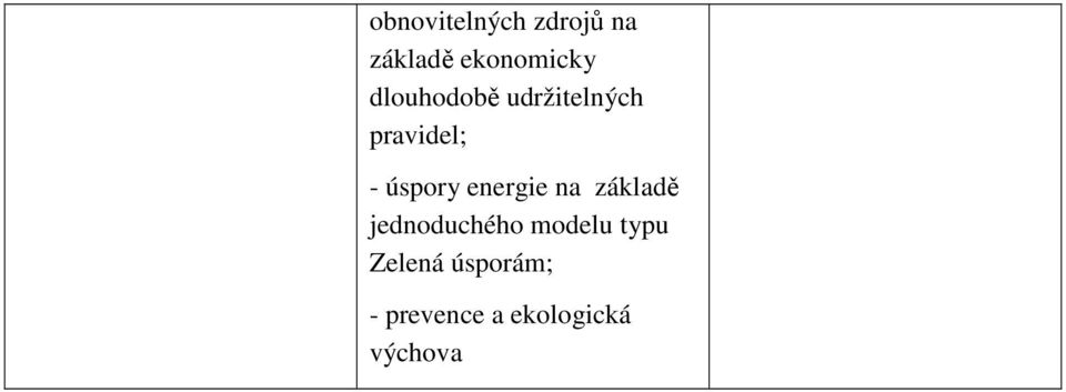 energie na základě jednoduchého modelu typu