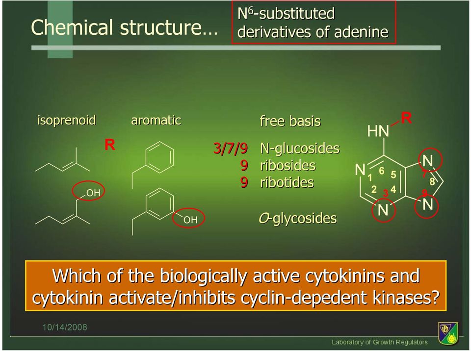 -glycosides H R 1 6 5 7 8 2 3 4 9 Which of the biologically active