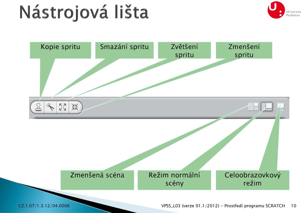 scény Celoobrazovkový režim CZ.1.07/1.3.12/04.