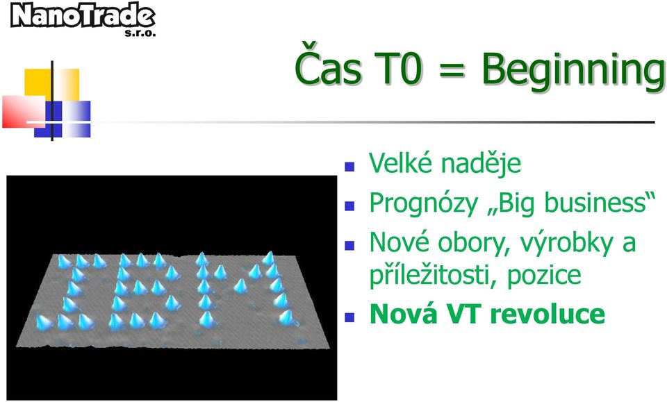 Nové obory, výrobky a