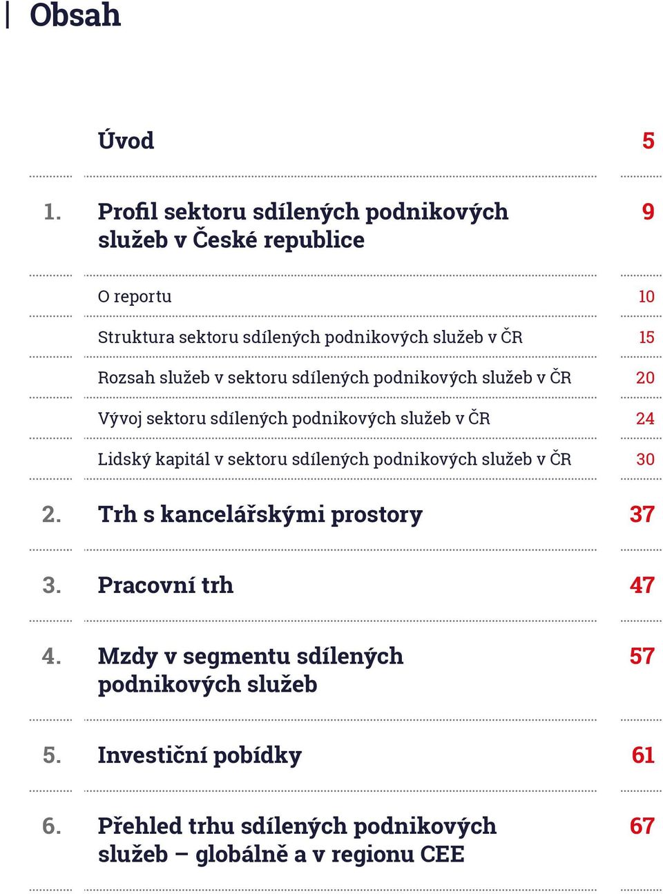 15 Rozsah služeb v sektoru sdílených podnikových služeb v ČR 20 Vývoj sektoru sdílených podnikových služeb v ČR 24 Lidský kapitál