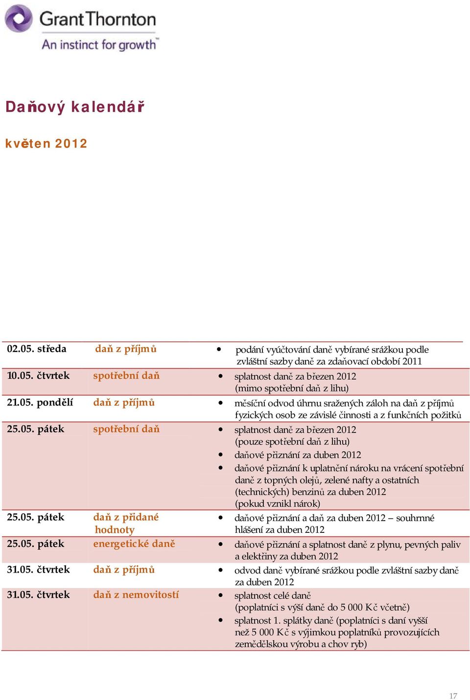 spotřební daň z lihu) daňové přiznání za duben 2012 daňové přiznání k uplatnění nároku na vrácení spotřební daně z topných olejů, zelené nafty a ostatních (technických) benzinů za duben 2012 (pokud