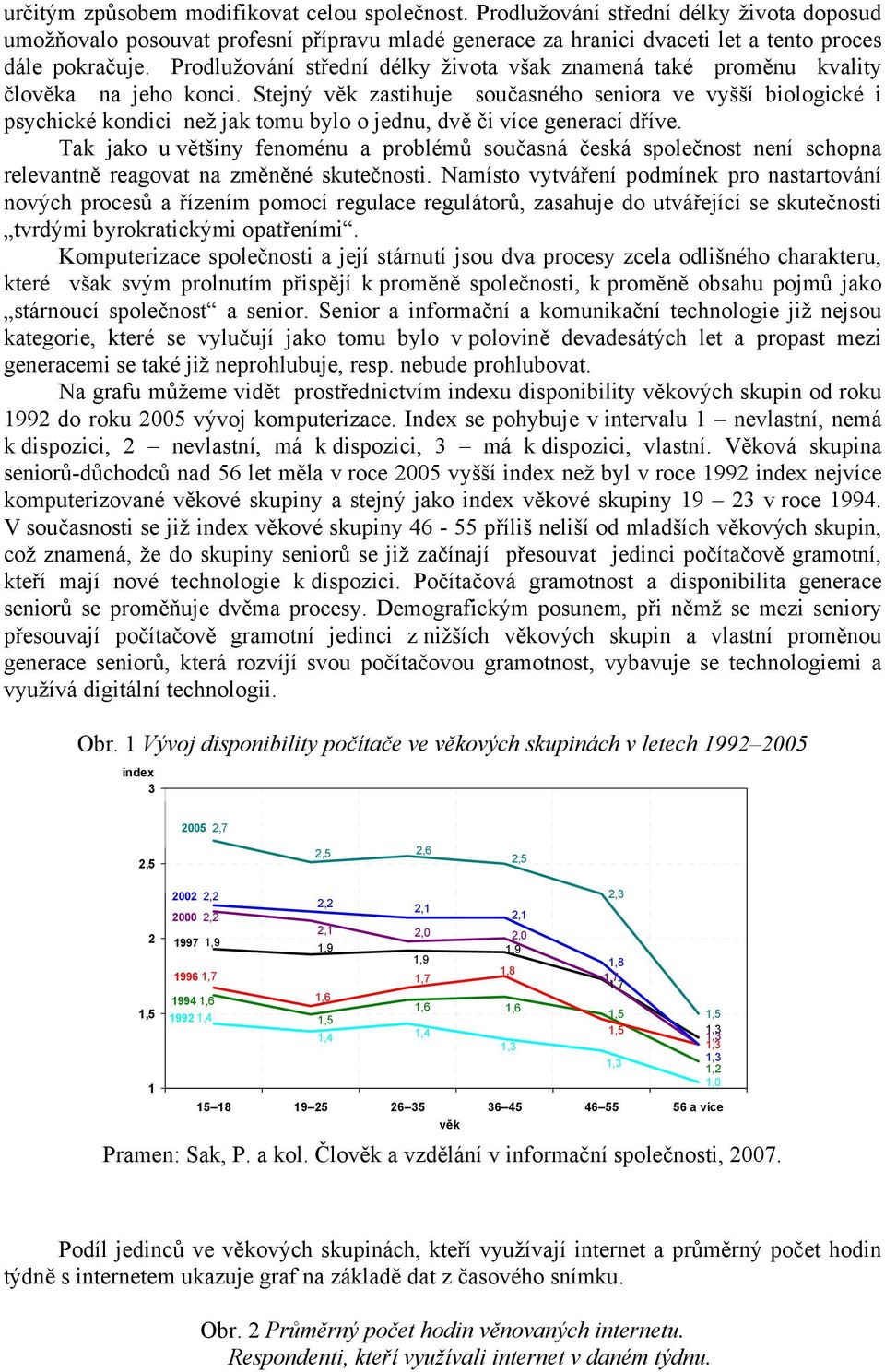 Stejný věk zastihuje současného seniora ve vyšší biologické i psychické kondici než jak tomu bylo o jednu, dvě či více generací dříve.