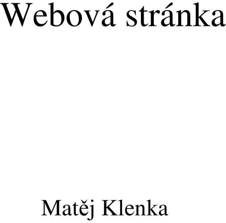 Matěj