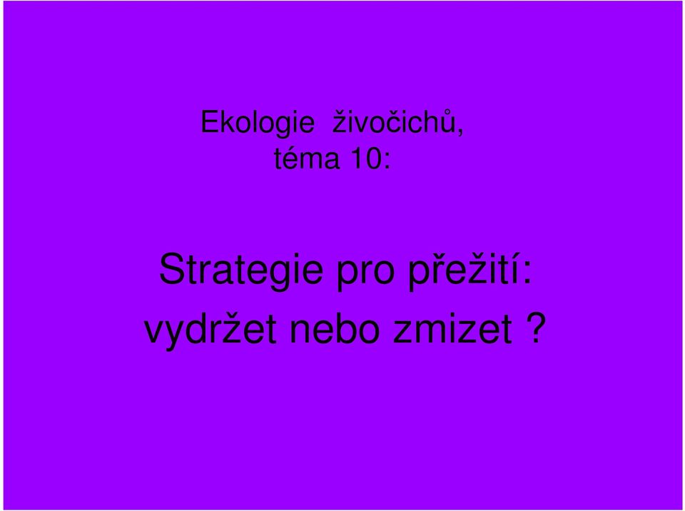 10: Strategie pro