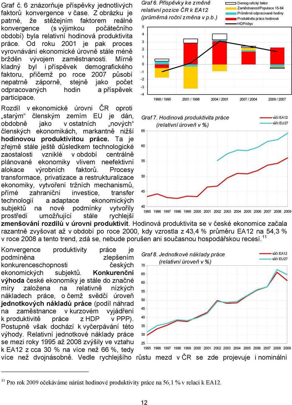 Od roku 2001 je pak proces vyrovnávání ekonomické úrovně stále méně bržděn vývojem zaměstnanosti.