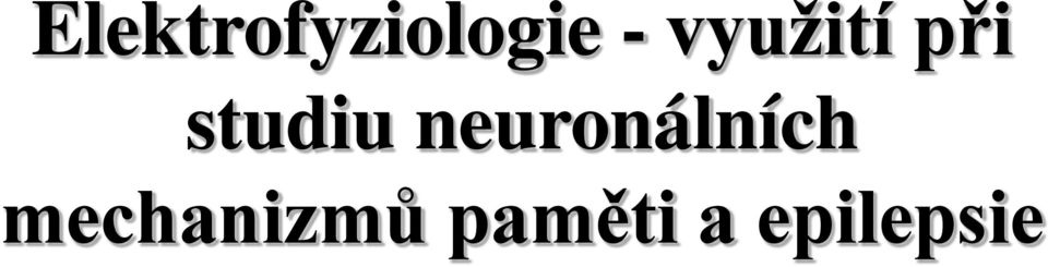 neuronálních