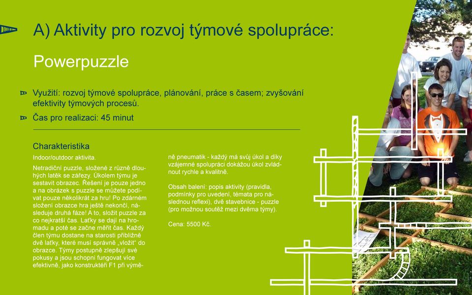 Řešení je pouze jedno a na obrázek s puzzle se můžete podívat pouze několikrát za hru! Po zdárném složení obrazce hra ještě nekončí, následuje druhá fáze! A to, složit puzzle za co nejkratší čas.