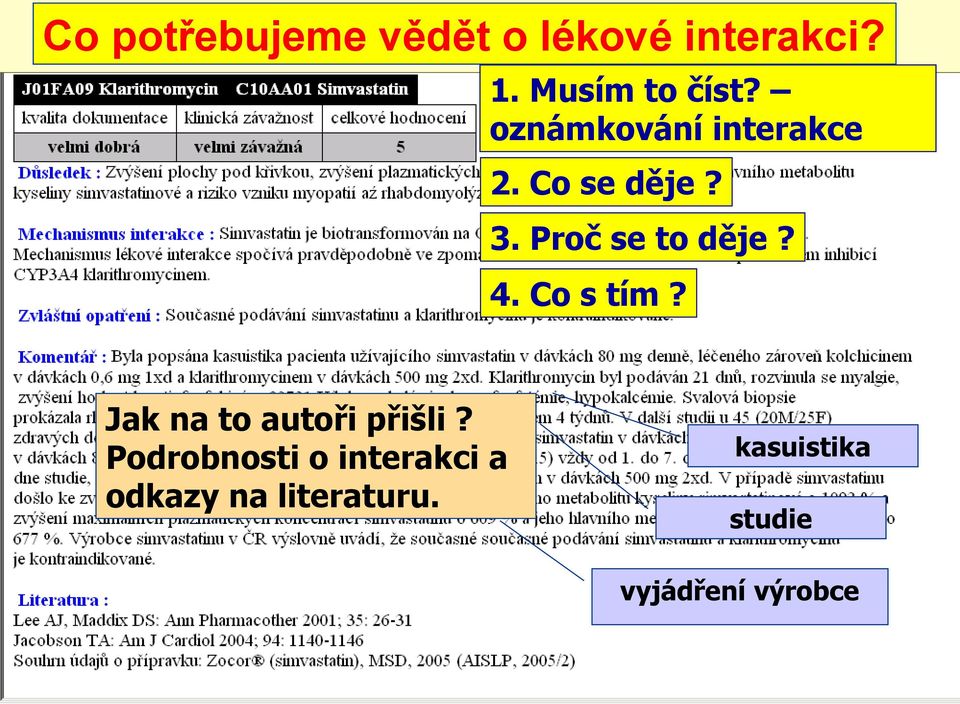 Co s tím? Jak na to autoři přišli?