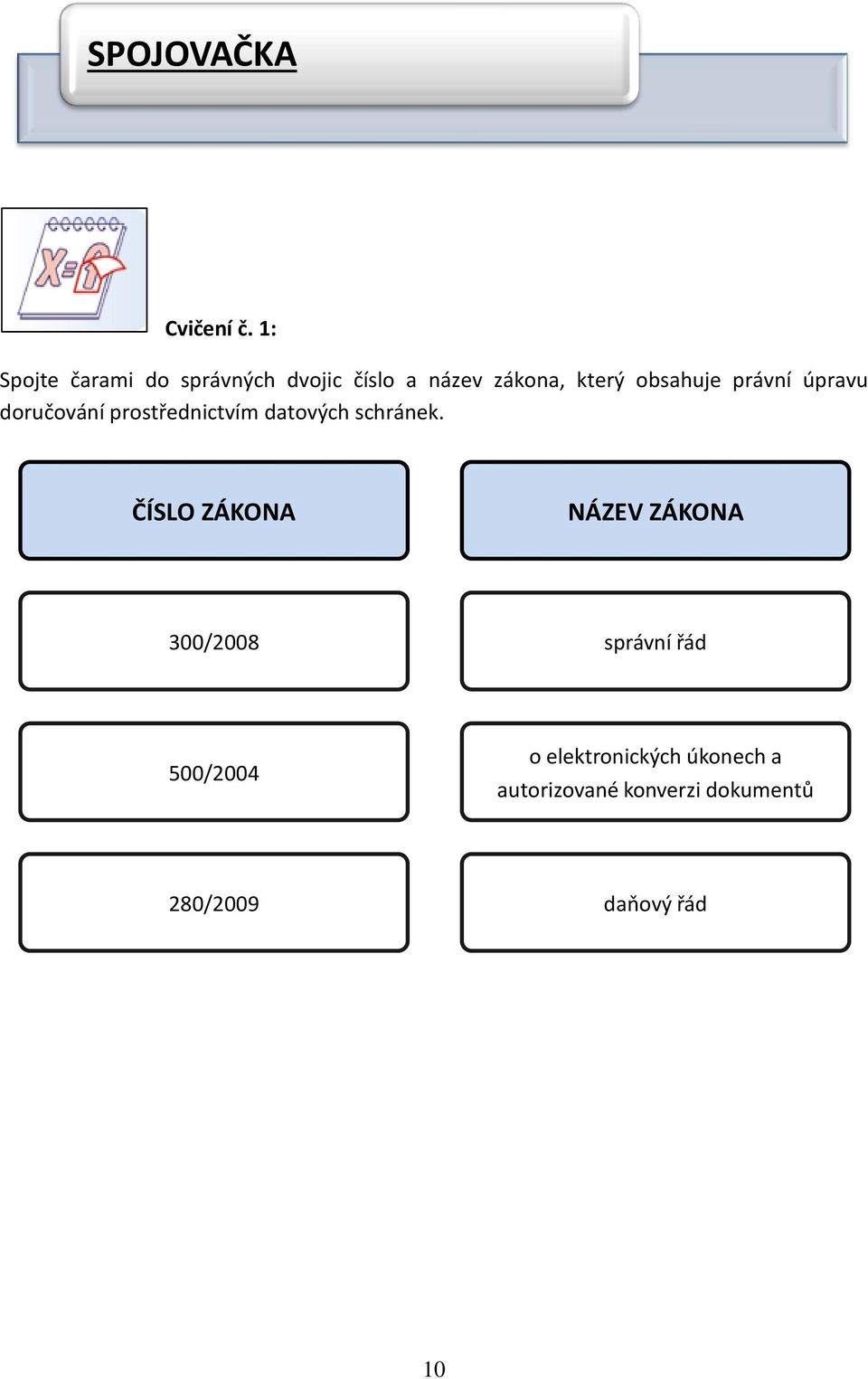 právní úpravu doručování prostřednictvím datových schránek.