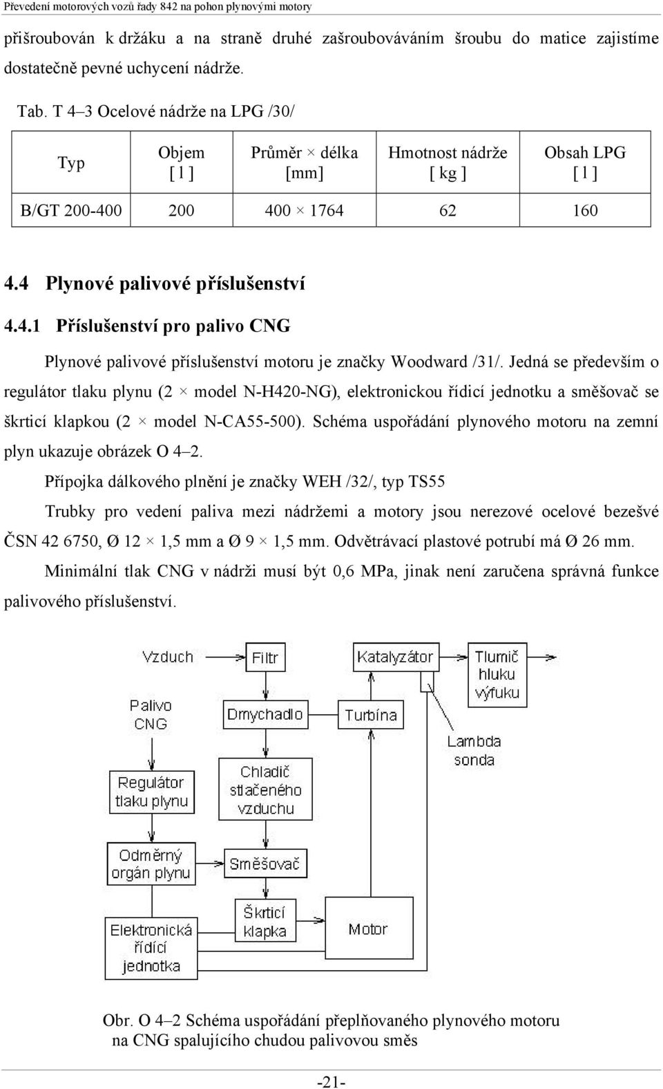 Jedná se především o regulátor tlaku plynu (2 model N-H420-NG), elektronickou řídicí jednotku a směšovač se škrticí klapkou (2 model N-CA55-500).