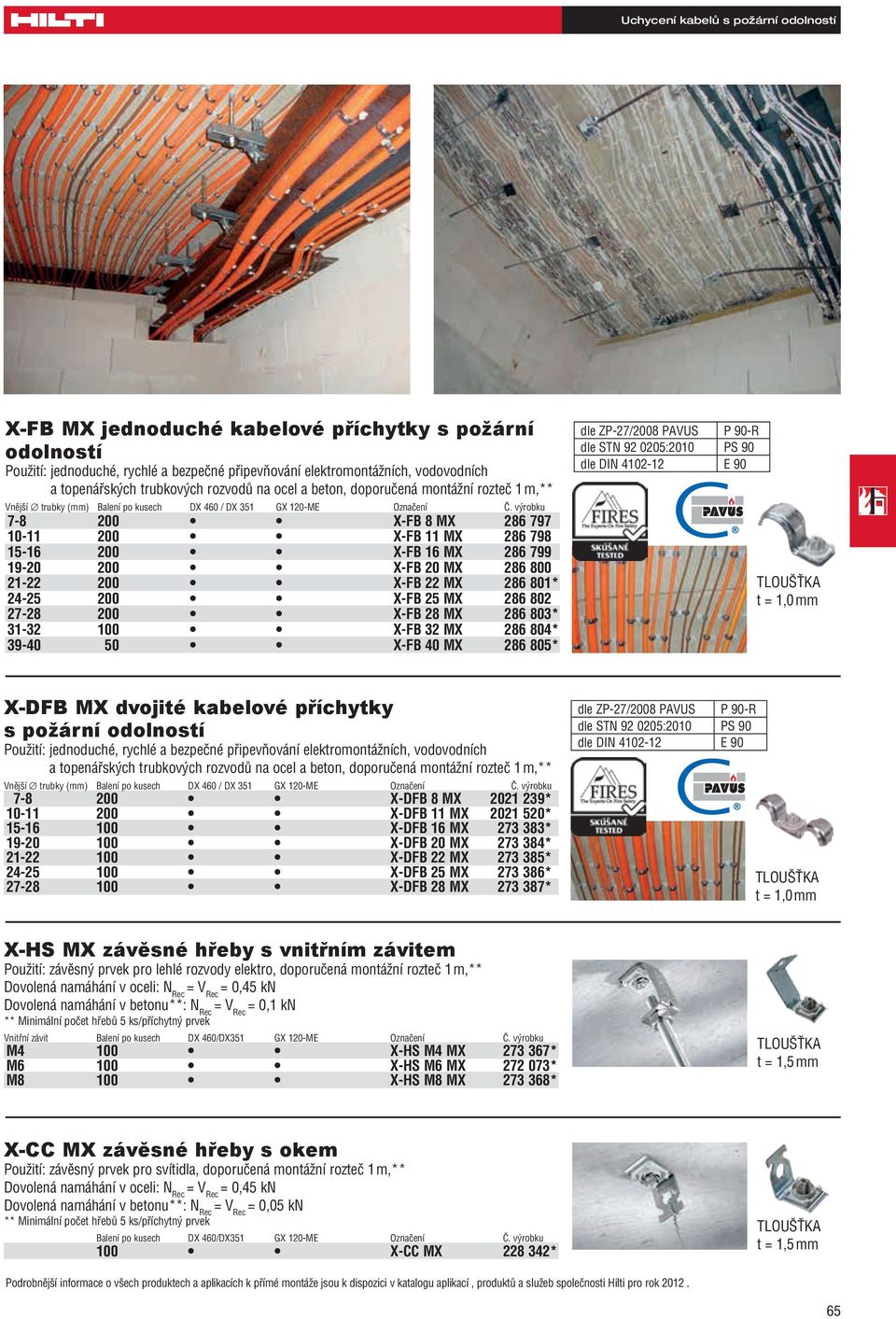 výrobku 7-8 200 X-FB 8 MX 286 797 10-11 200 X-FB 11 MX 286 798 15-16 200 X-FB 16 MX 286 799 19-20 200 X-FB 20 MX 286 800 21-22 200 X-FB 22 MX 286 801* 24-25 200 X-FB 25 MX 286 802 27-28 200 X-FB 28