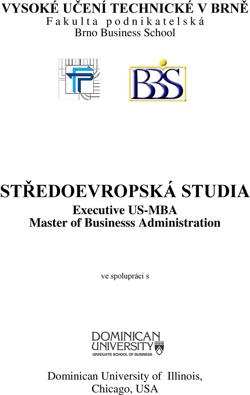 Executive US-MBA Master of Businesss Administration ve