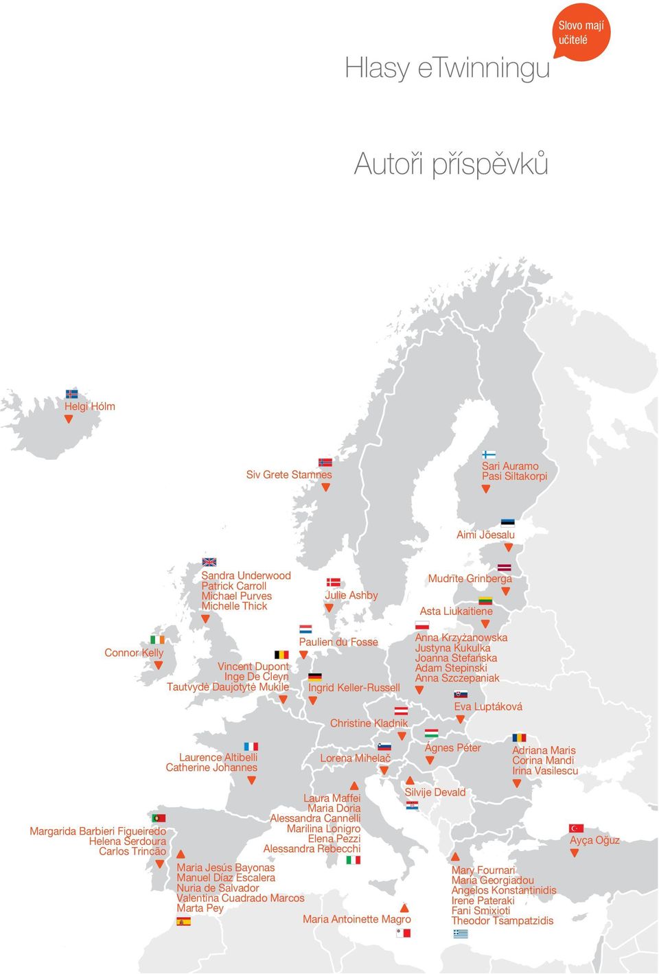 Stepinski Anna Szczepaniak Eva Luptáková Margarida Barbieri Figueiredo Helena Serdoura Carlos Trincão Laurence Altibelli Catherine Johannes Lorena Mihelač Laura Maffei Maria Doria Alessandra Cannelli