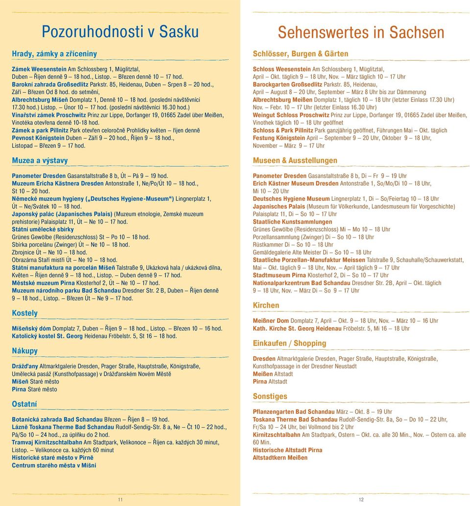 (poslední návštěvníci 16.30 hod.) Vinařství zámek Proschwitz Prinz zur Lippe, Dorfanger 19, 01665 Zadel über Meißen, Vinotéka otevřena denně 10-18 hod.