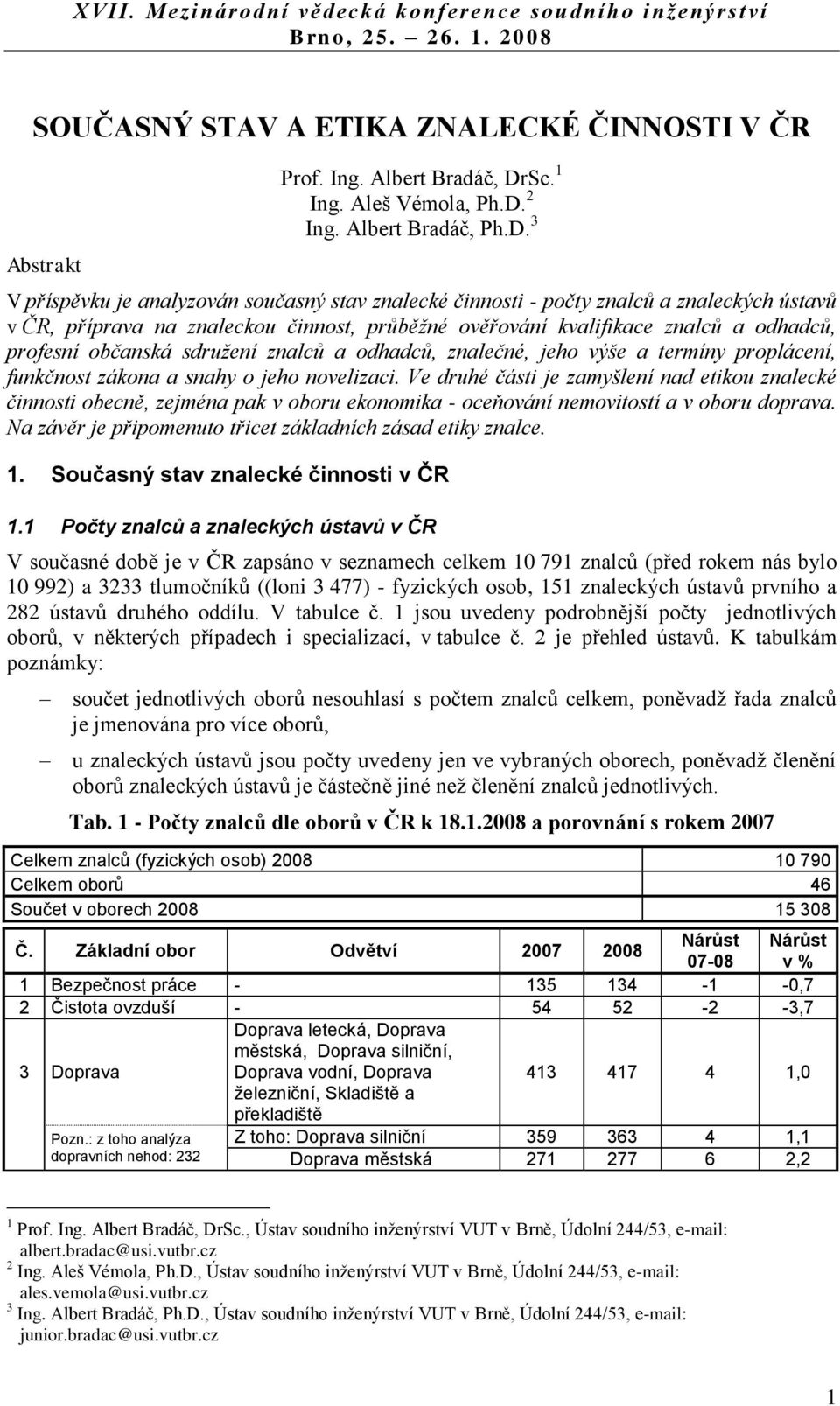 2 Ing. Albert Bradáč, Ph.D.