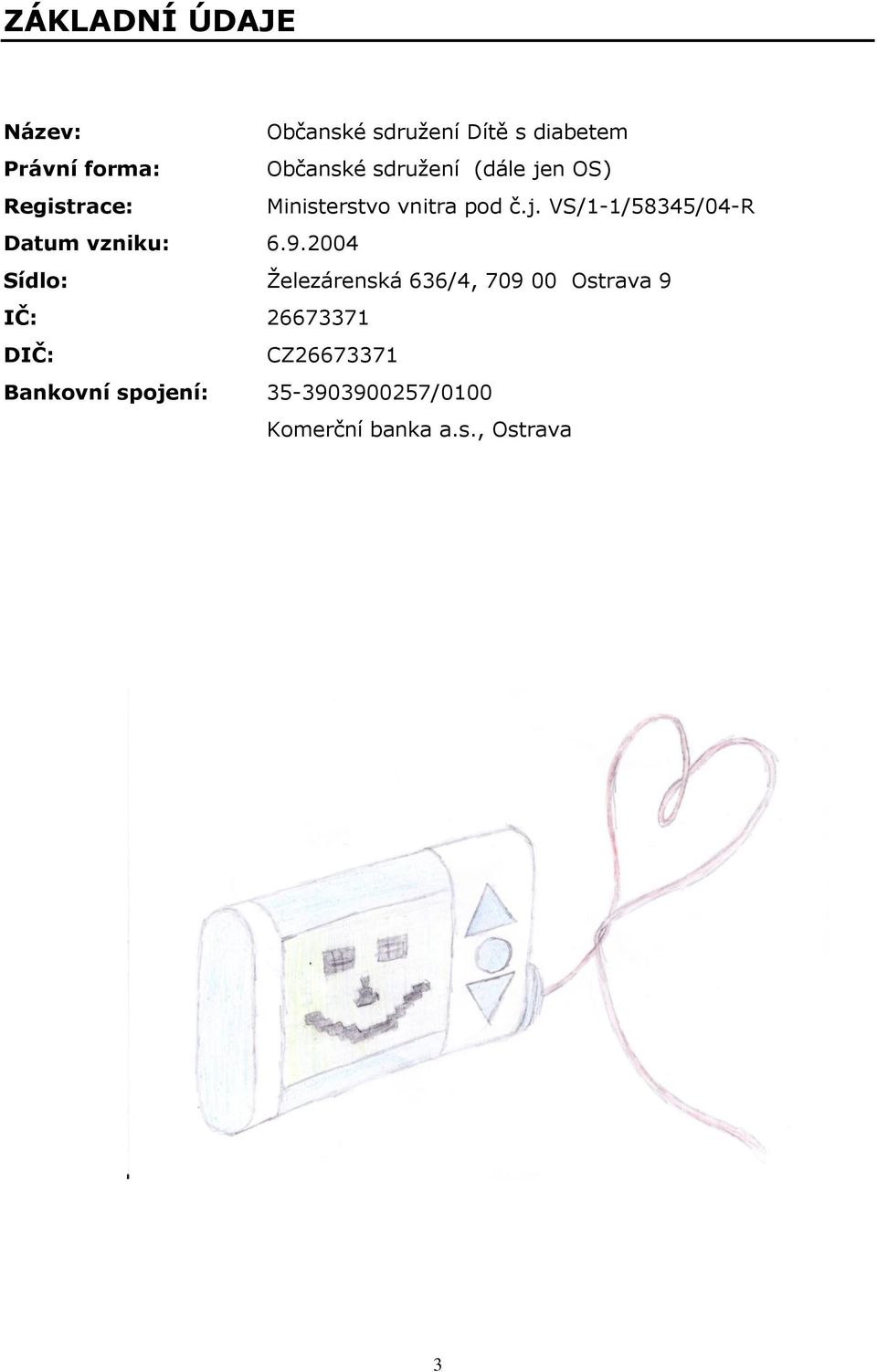 9.2004 Sídlo: Ţelezárenská 636/4, 709 00 Ostrava 9 IČ: 26673371 DIČ: CZ26673371