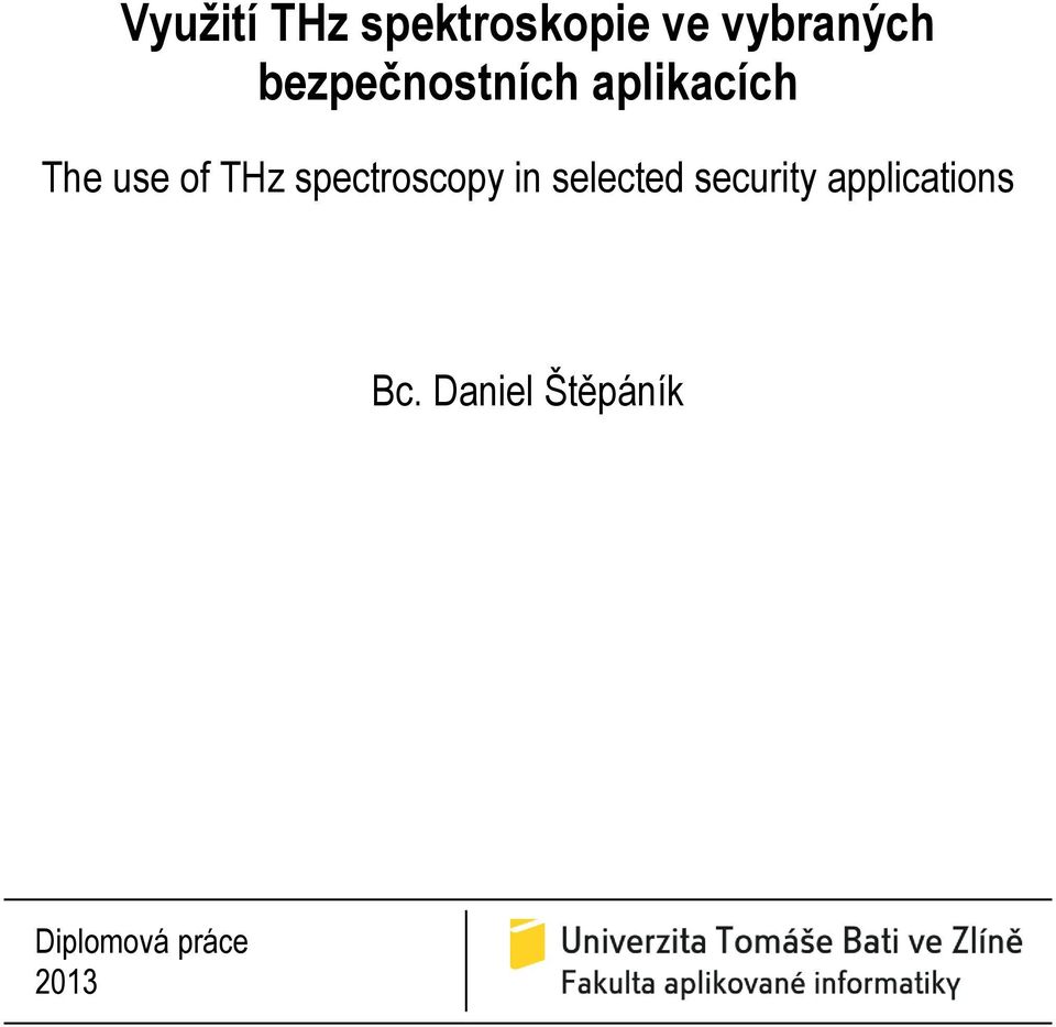 spectroscopy in selected security