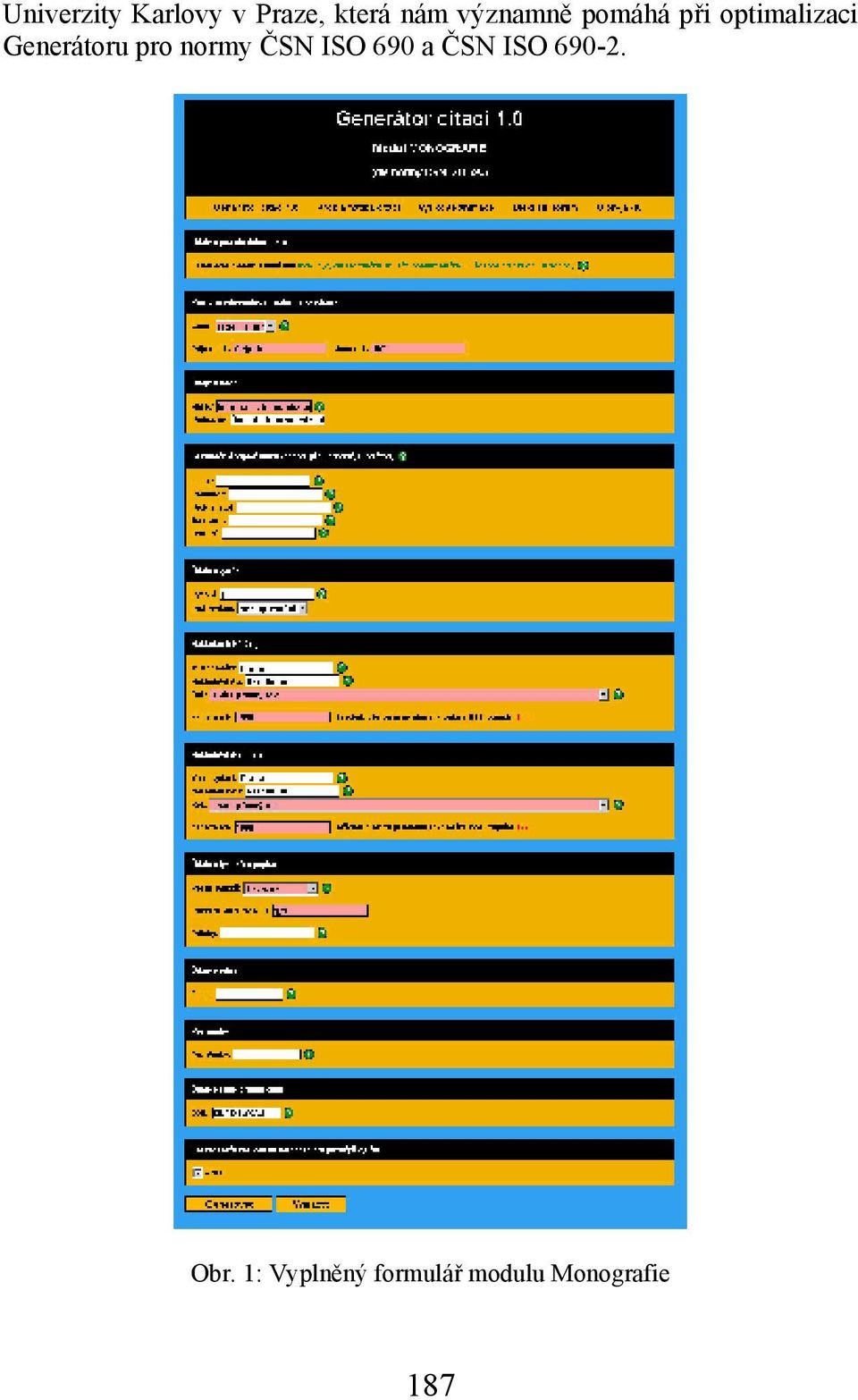 Generátoru pro normy ČSN ISO 690 a ČSN