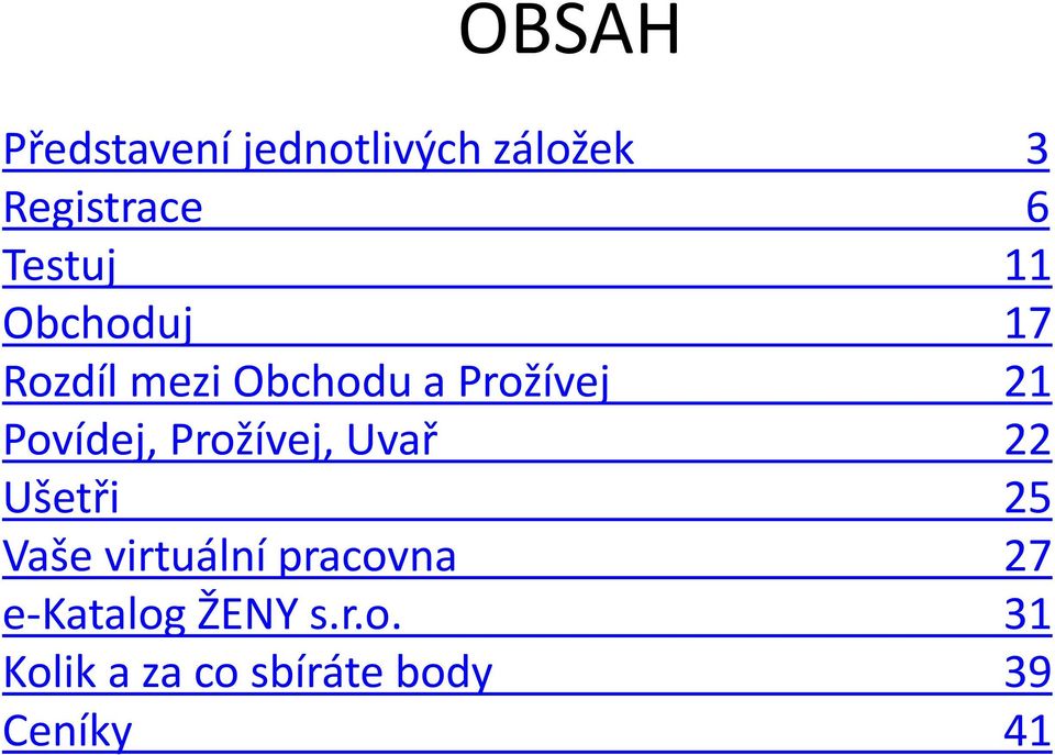 Povídej, Prožívej, Uvař 22 Ušetři 25 Vaše virtuální