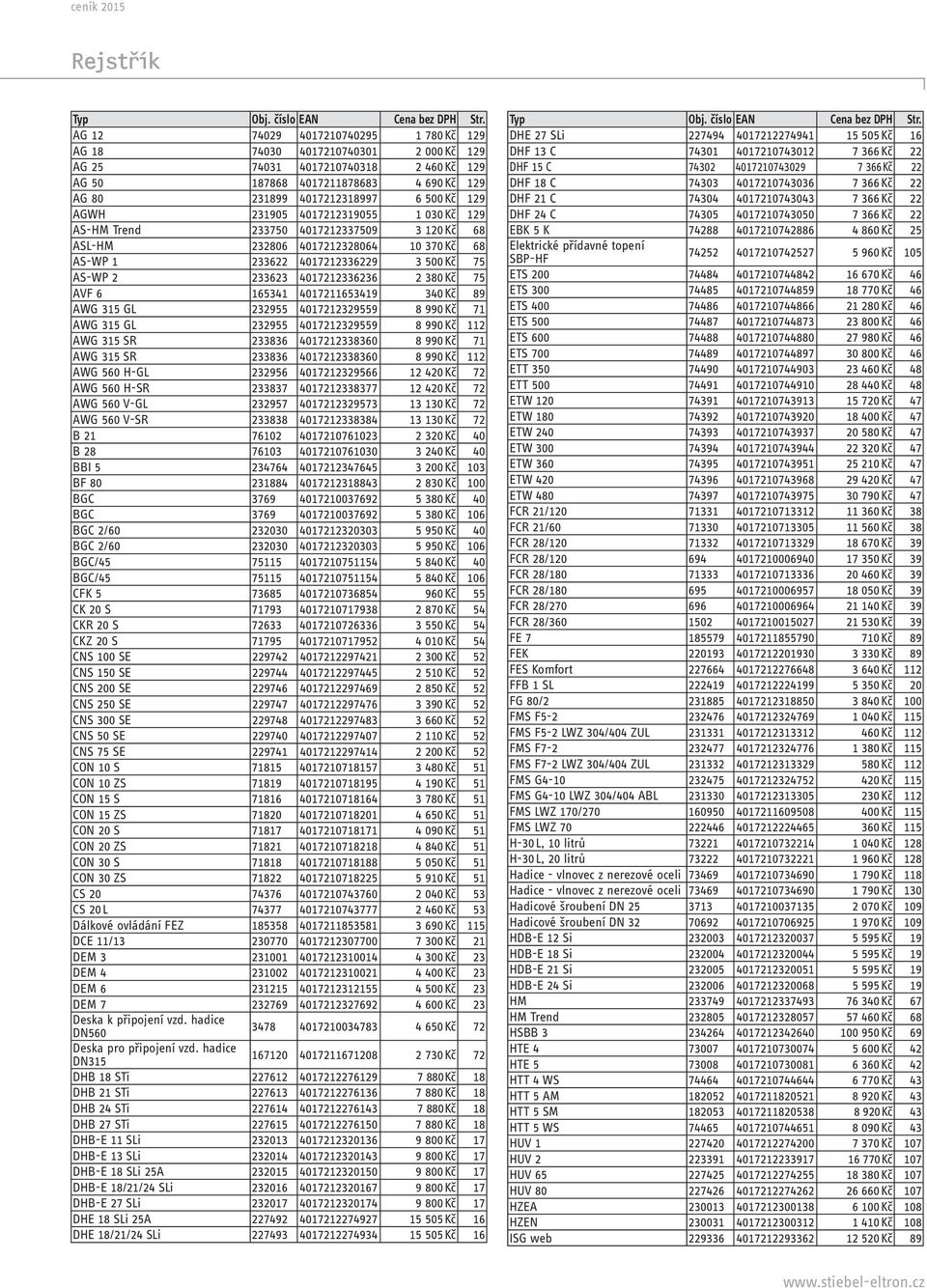 AGWH 231905 4017212319055 1 030 Kč 129 AS-HM Trend 233750 4017212337509 3 120 Kč 68 ASL-HM 232806 4017212328064 10 370 Kč 68 AS-WP 1 233622 4017212336229 3 500 Kč 75 AS-WP 2 233623 4017212336236 2