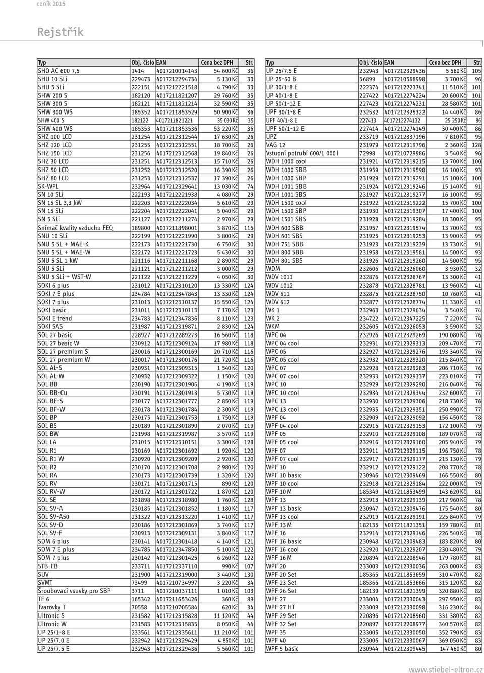 4017211821214 32 590 Kč 35 SHW 300 WS 185352 4017211853529 50 900 Kč 36 SHW 400 S 182122 4017211821221 35 030 Kč 35 SHW 400 WS 185353 4017211853536 53 220 Kč 36 SHZ 100 LCD 231254 4017212312544 17