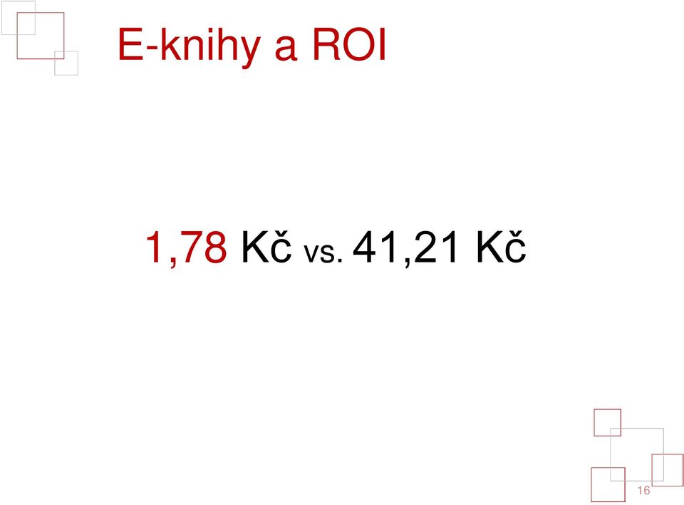 Kč vs.